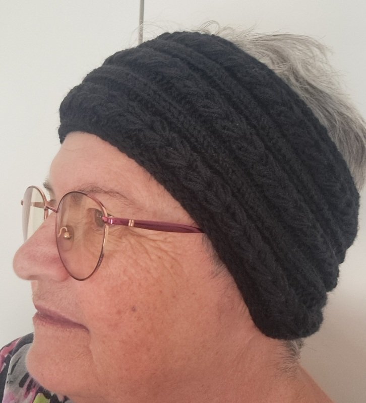 Strickanleitung Stirnband Silver Wheat Band (flach gestrickt)