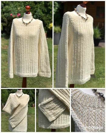 Gehäkelt mit Ns. 4 und Gründl Classic.