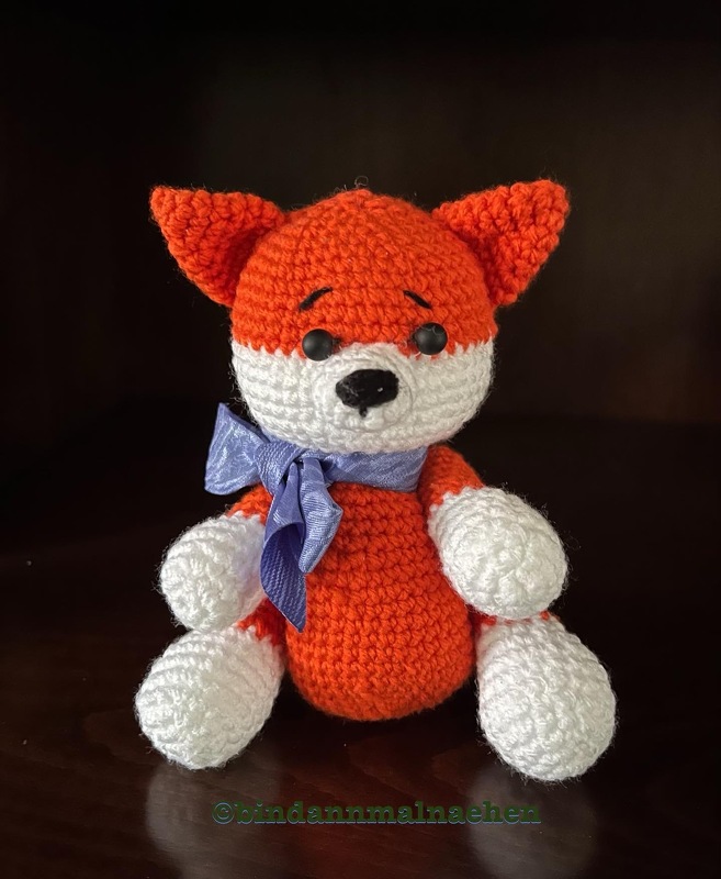 Crochet pattern Amigurumi little fox