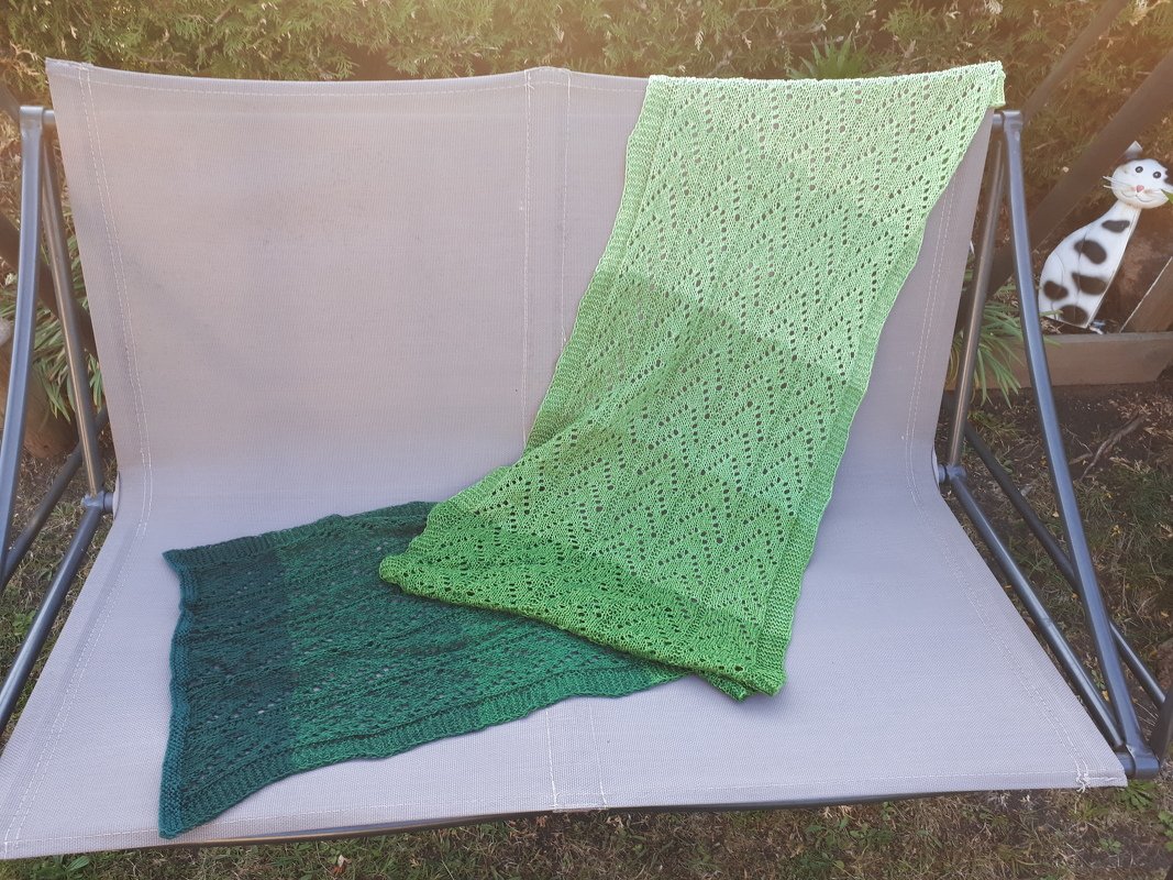 Strickanleitung: * Irish Fairies * Lacetuch von der Schlosspartie