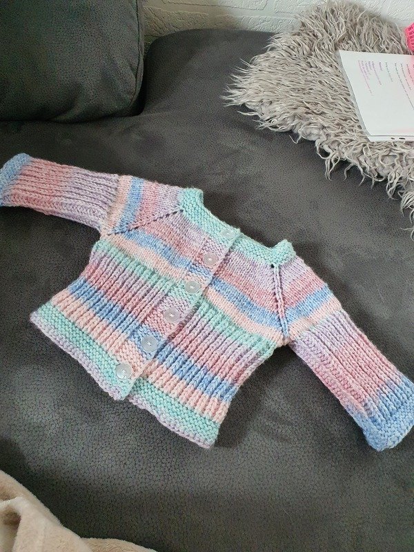 Strickanleitung * Baby Jacke in 3 Größen 0 - 18 Mon. * RVO