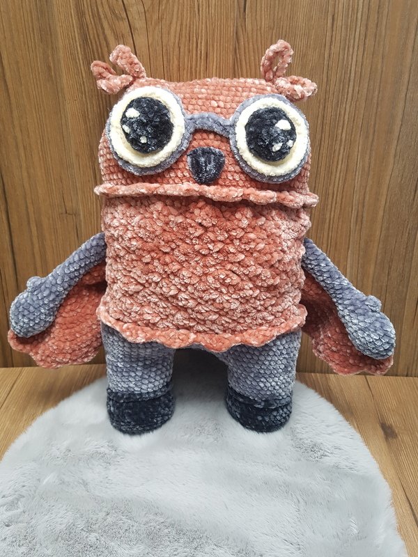 Häkelanleitung &gt; Kuschelbuddie No.9 Eule Elli &lt;