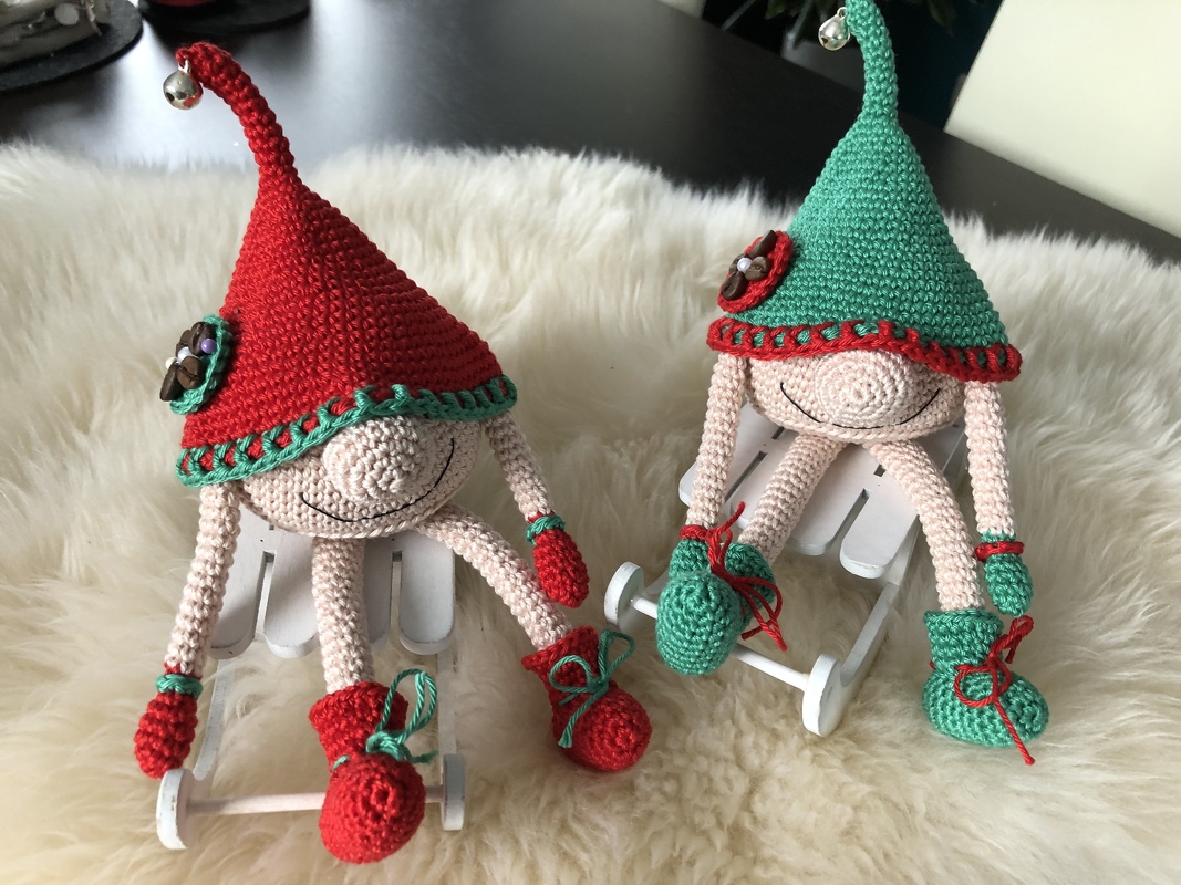 Häkelanleitung Weihnachtswichtel &quot;Jingle&quot;