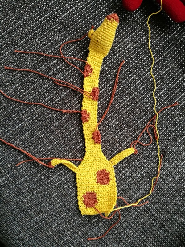 Amigurumi Giraffen Lesezeichen Häkelanleitung