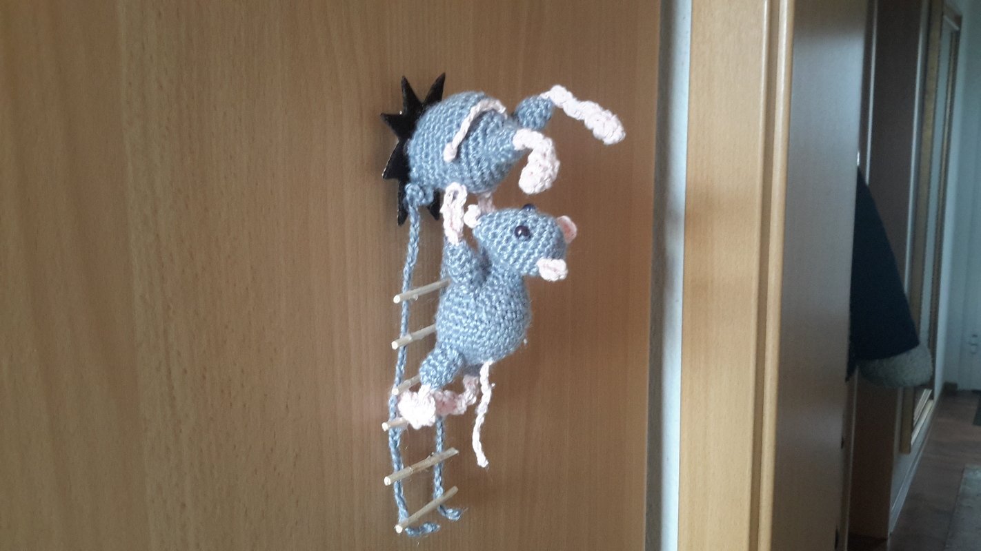 freche Kühlschrankmäuse, Häkelanleitung