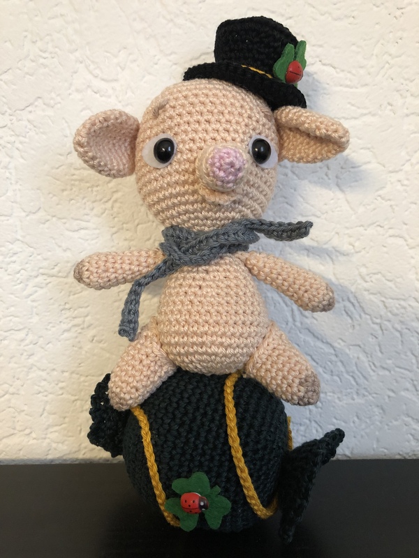 Lucky pig - Candy New Year´s decoration Pattern Amigurumi