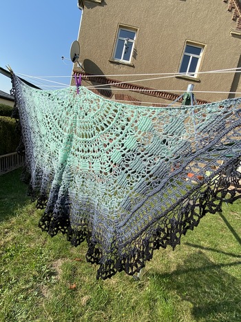 Mein Tuch ist wunderschön geworden. Ganz tolle Anleitung