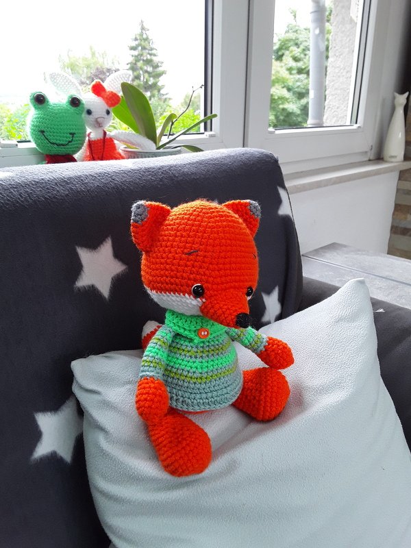 Häkelanleitung Jupiter, der Fuchs