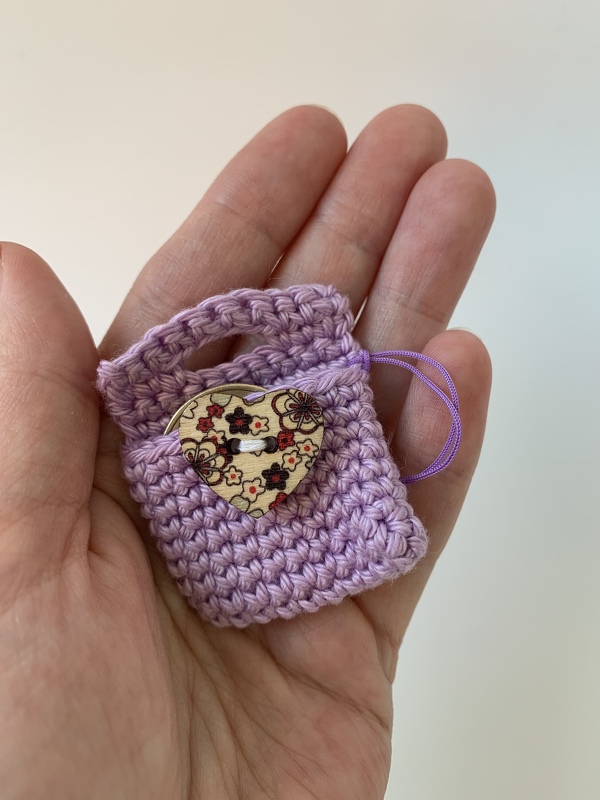 Schlüsselanhänger Täschchen für Einkaufs-Chip