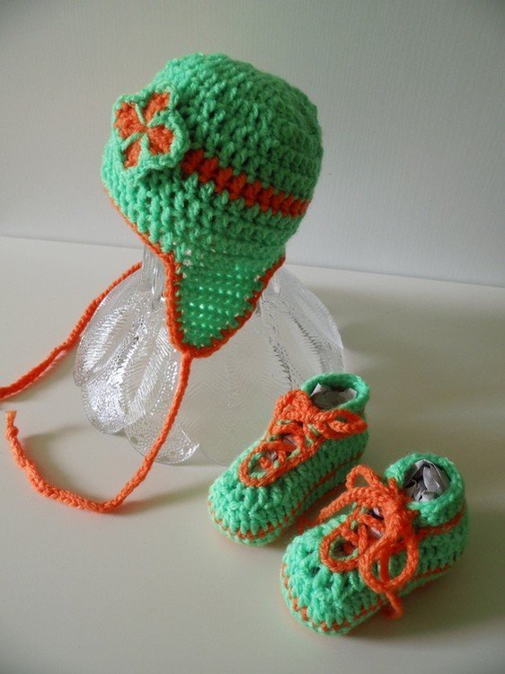 Häkelanleitung Kostenlos - Babyschuhe