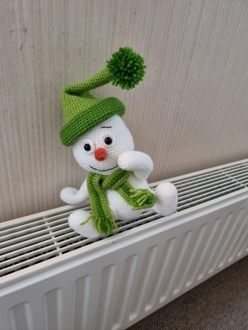 Hier mein Schneemann ohne Daumen.