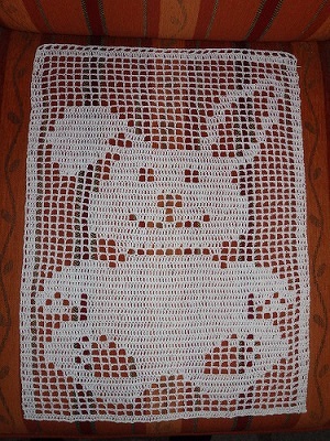 Hab das Hasi etwas abgewandelt fürs Fenster.