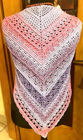 Sehr verständliche Anleitung für ein wunderschönes Tuch