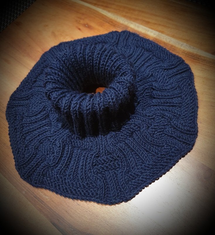 Strickanleitung Kragen - Rollkragen &quot;Kalte Weihnacht&quot;