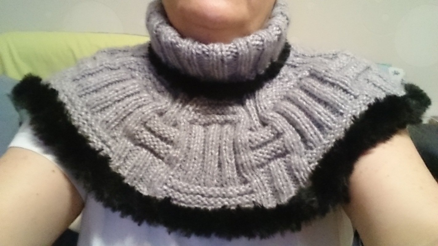 Strickanleitung Kragen - Rollkragen "Kalte Weihnacht"