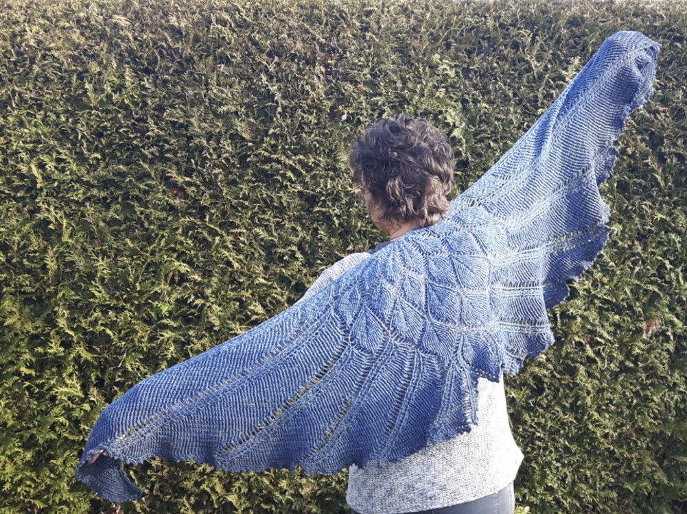 Häkeltuch Winter Wings