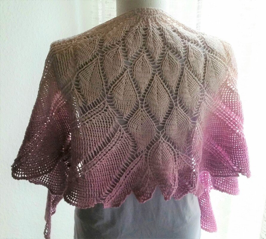 Häkeltuch Winter Wings