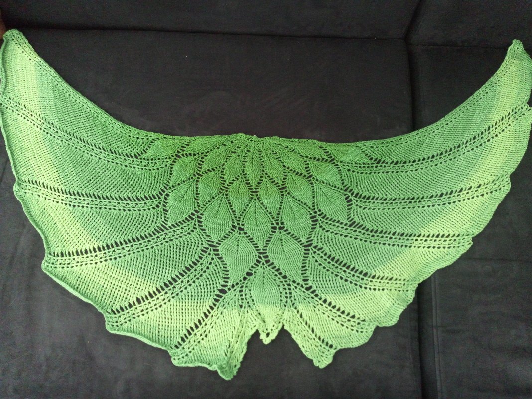 Häkeltuch Winter Wings