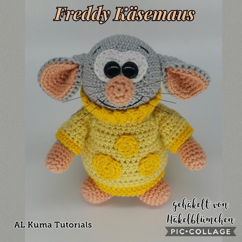 Freddy Käsemaus - Häkelanleitung