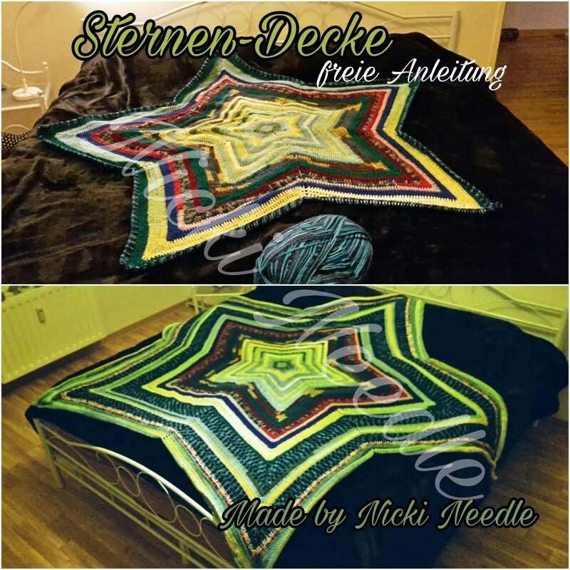 Sternchendecke Babydecke Häkelanleitung E-Book