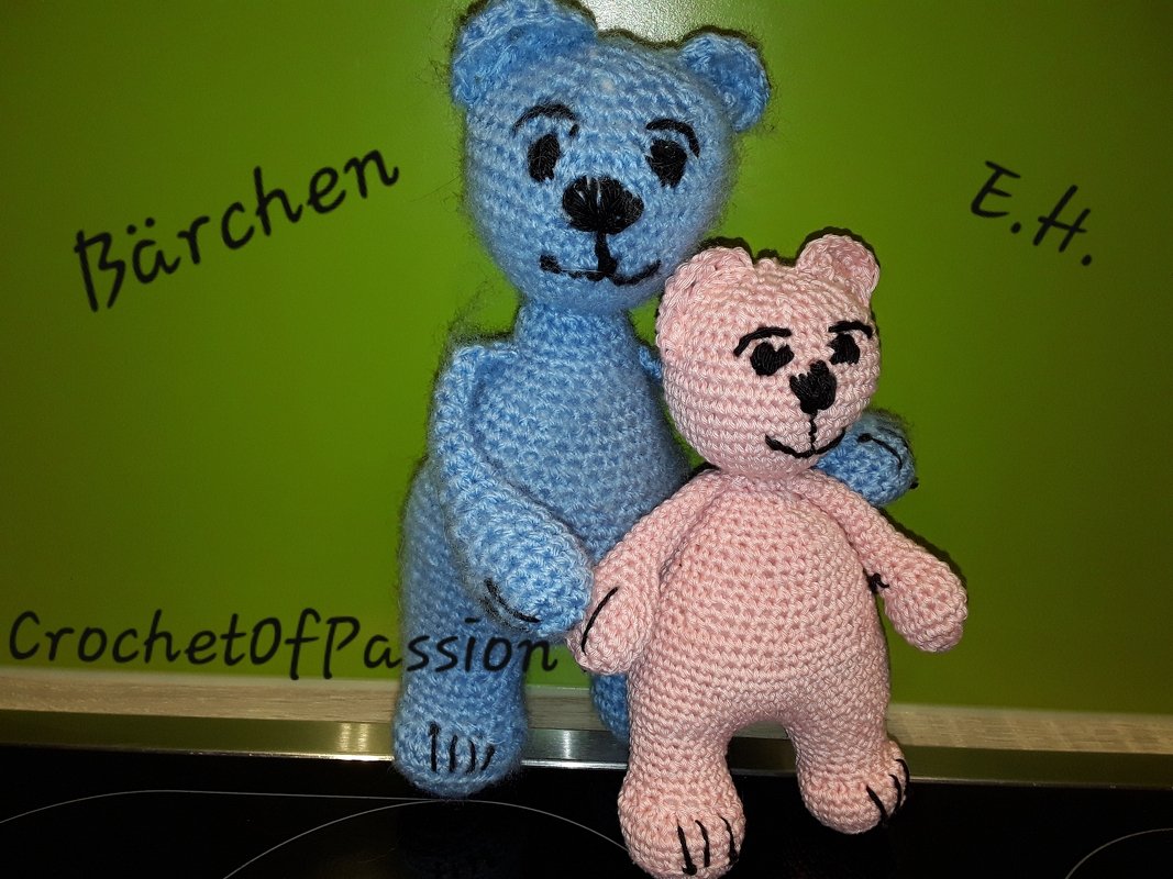 Bärchen  Amigurumi/Häkelanleitung