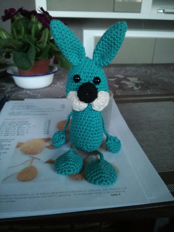 Hase Fritz - Häkelanleitung