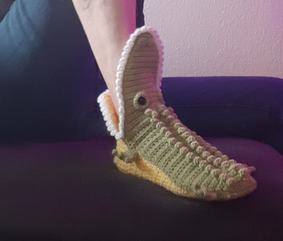 Real Crocs (Crocodile slippers for adults)