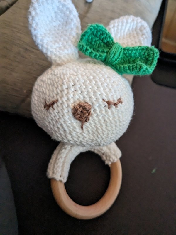 Bunny rattle pattern crochet