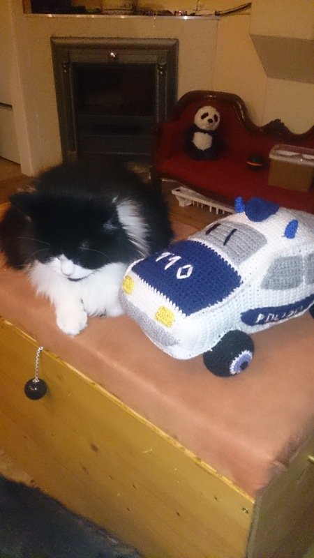 E-Book / Anleitung zum Häkeln / Amigurumi - Kuschel Polizeiauto