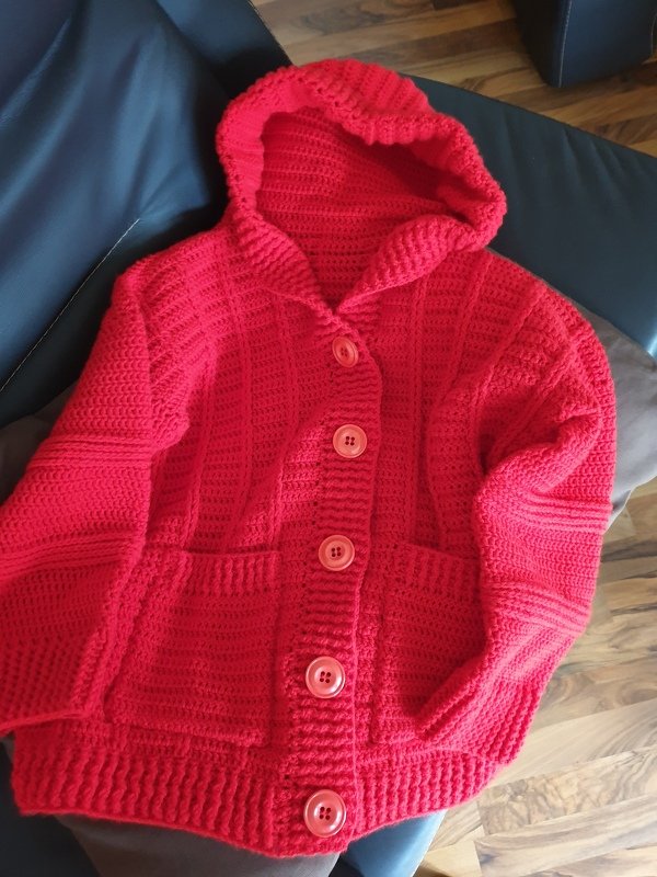 162 Häkelanleitung Häkelmantel Häkeljacke