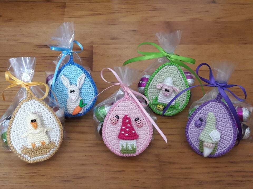 Häkelanleitung Schnickschnack für Ostern