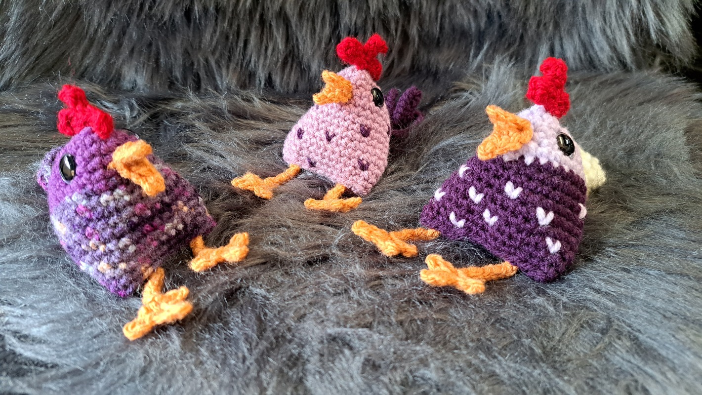 "Sweet Little Chicks" - süße Hühner - Häkelanleitung