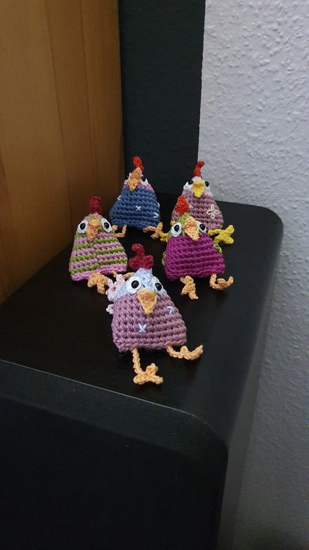 "Sweet Little Chicks" - süße Hühner - Häkelanleitung