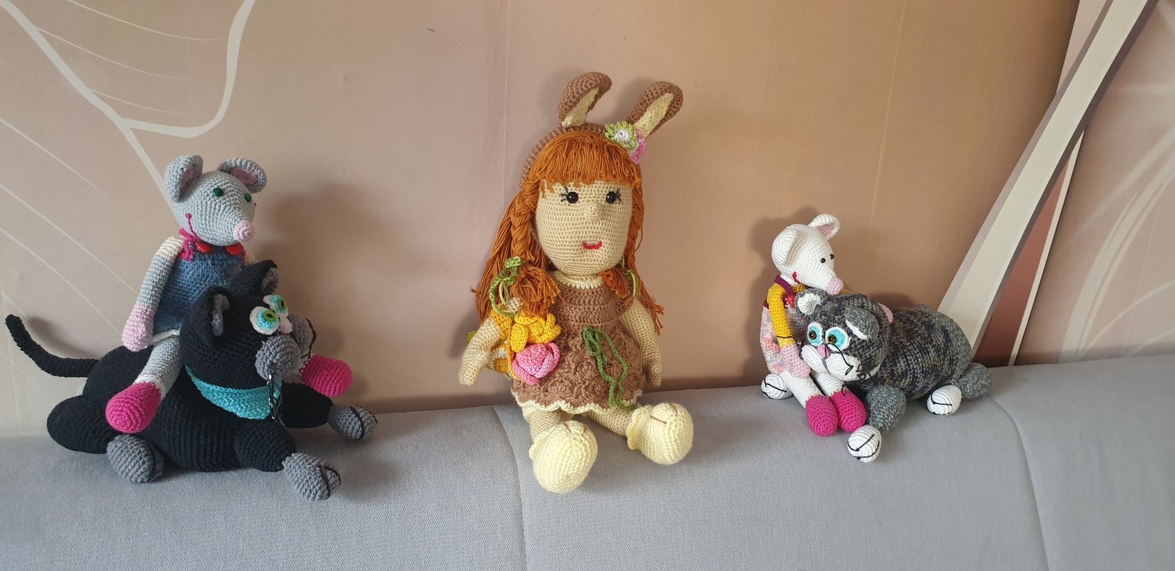 Häkelanleitung, Bonnie das Hasenmädchen