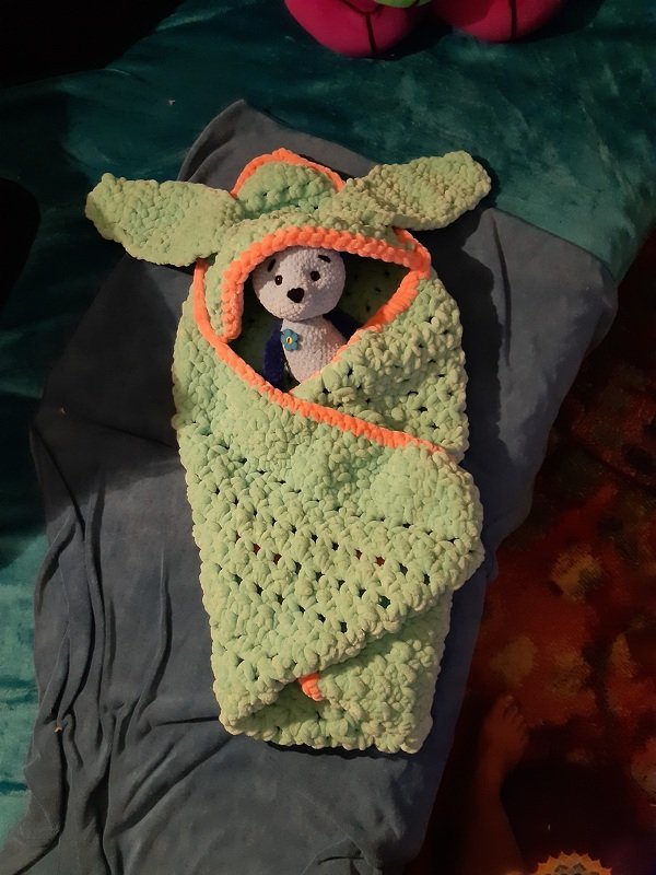 Baby Schlafsack Wickelsack LOU LOU 4in1 H&auml;kelanleitung