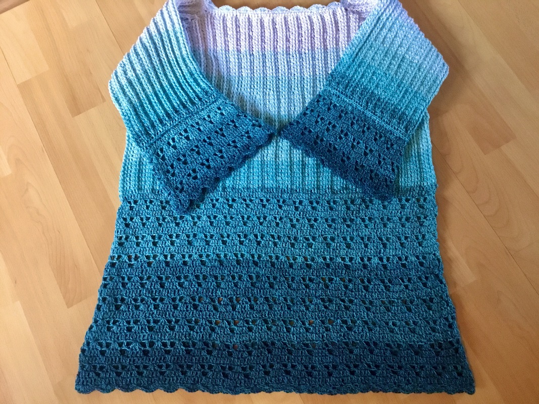 Häkelanleitung Tunika oder Pulli &quot;o`zopft is&quot;