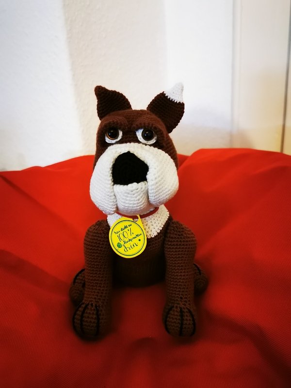 Häkelanleitung &quot;Elma&quot; Das Bulldoggen Mädchen