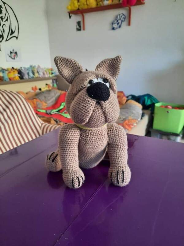 Häkelanleitung &quot;Elma&quot; Das Bulldoggen Mädchen