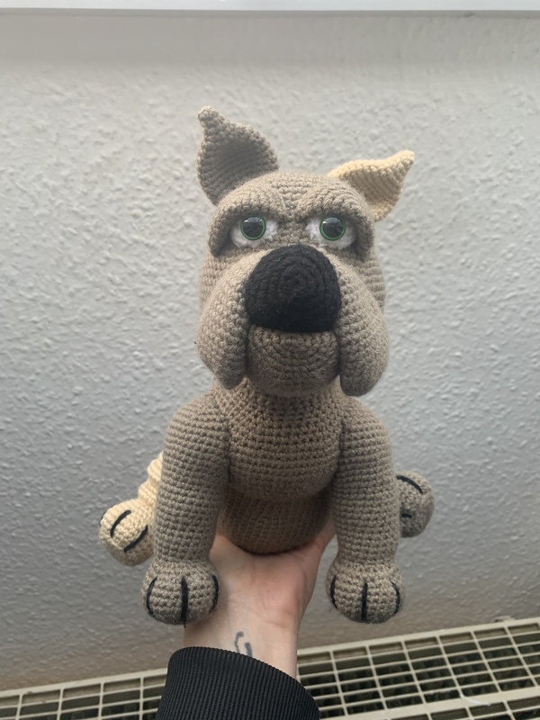 Häkelanleitung &quot;Elma&quot; Das Bulldoggen Mädchen