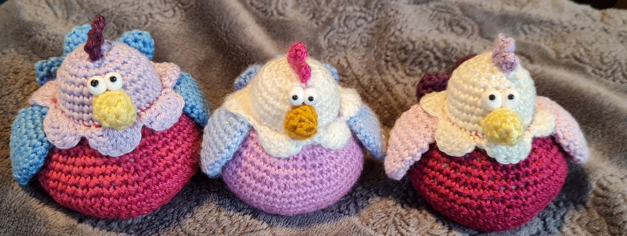 Häkelanleitung, Minihenne Clementinchen