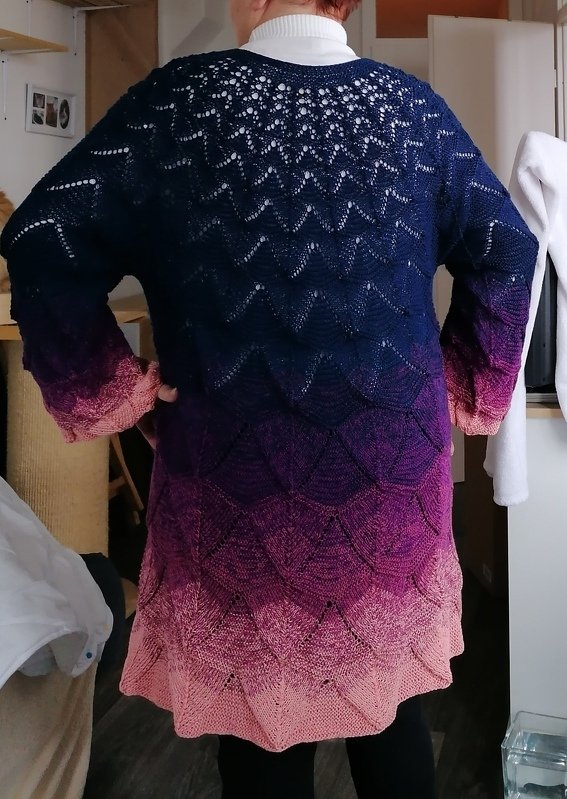 Anleitung Drachenschuppen Jacke