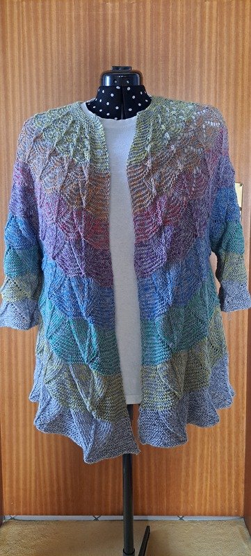 Anleitung Drachenschuppen Jacke