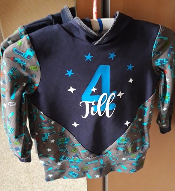 Ein schöner Schnitt, den ich als Grundlage für den Kapuzenpulli genommen habe.