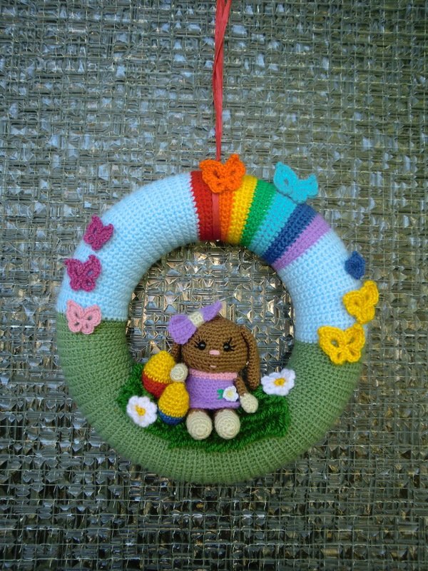 Häkelanleitung Türkranz Mily feiert Ostern