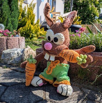 Nach einer Anleitung von Wunderlichs - Kreativchaos. Eine echt tolle Anleitung. Macht Spaß mit euch zu häkeln 🤩😊