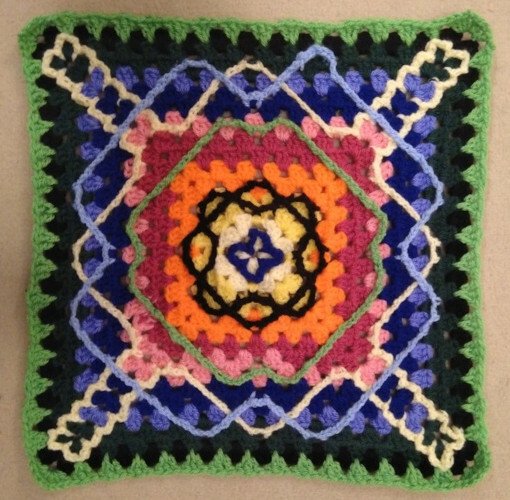 Wunderschöner FilzTeppich / Läufer MOGLI