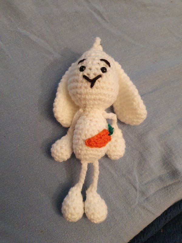 Häkelanleitung - Taschenbaumler Häschen Hanne