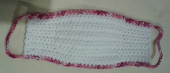 Mein Mundschutz sieht etwas anders aus. Danke für die schöne Anleitung. Das ist eine super Idee von dir.