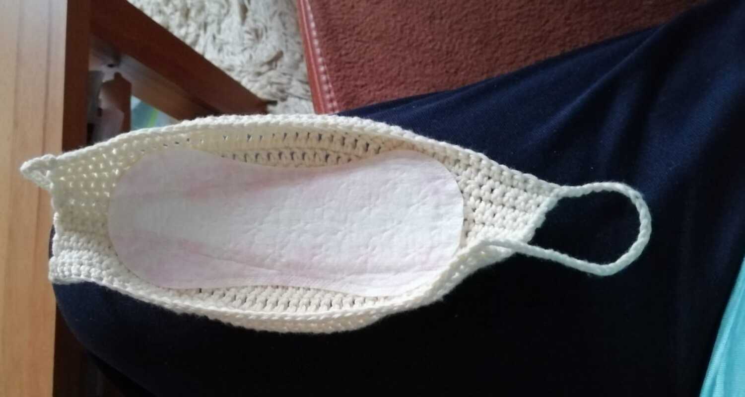Mundmaske häkeln // Kein Medizinprodukt