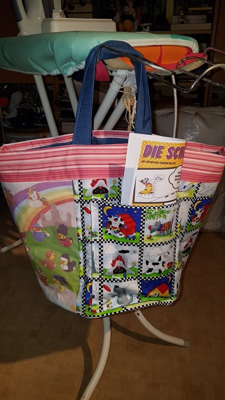 Nähanleitung/ E-Book - runder Xl Strickkorb